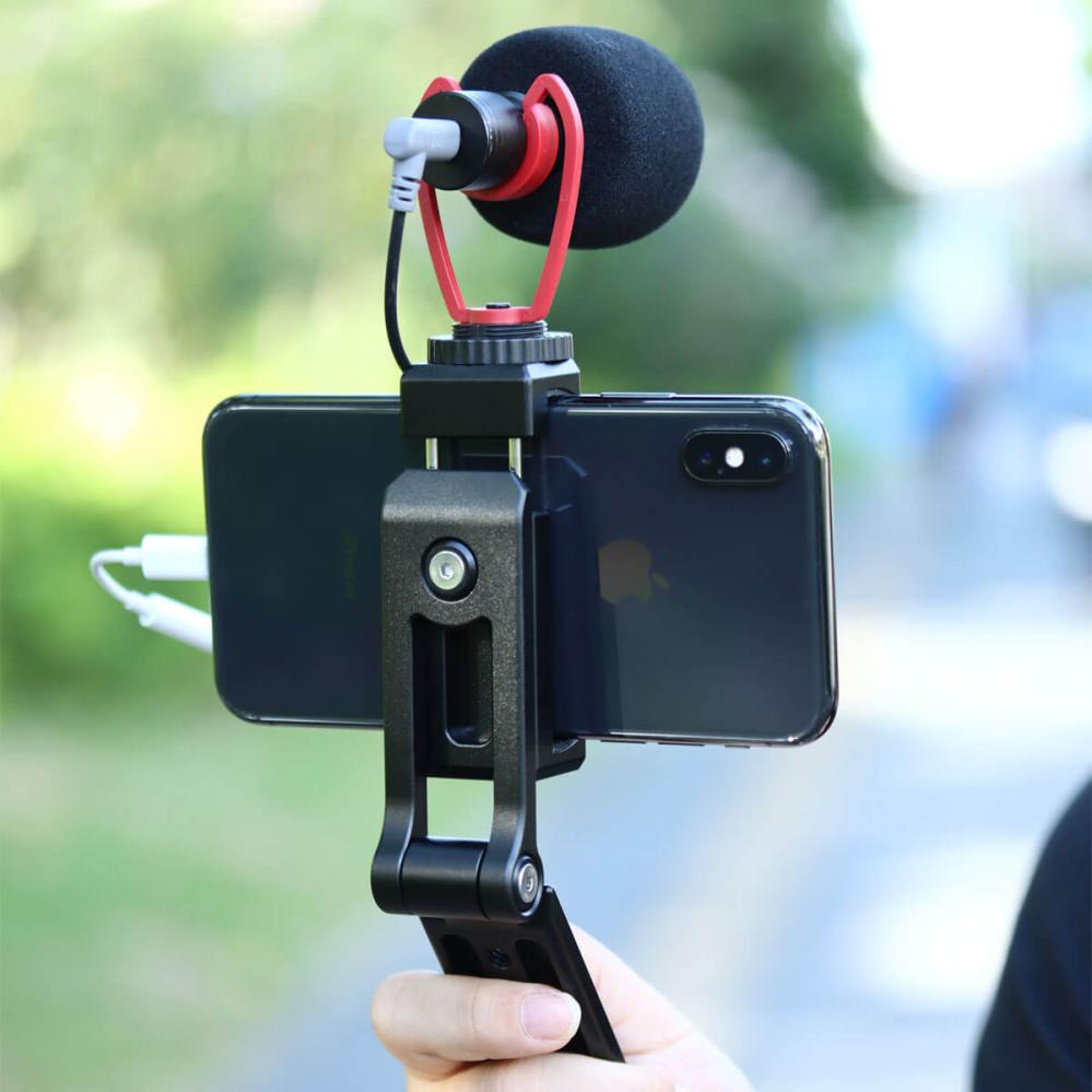 Ulanzi Mobilhållare i metall med fot för stativ