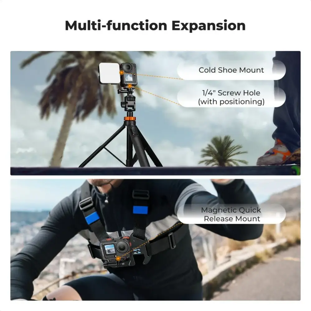  K&F Concept kamerabur för DJI Osmo Action 6 från Kamda – snabb leverans och trygg e-handel