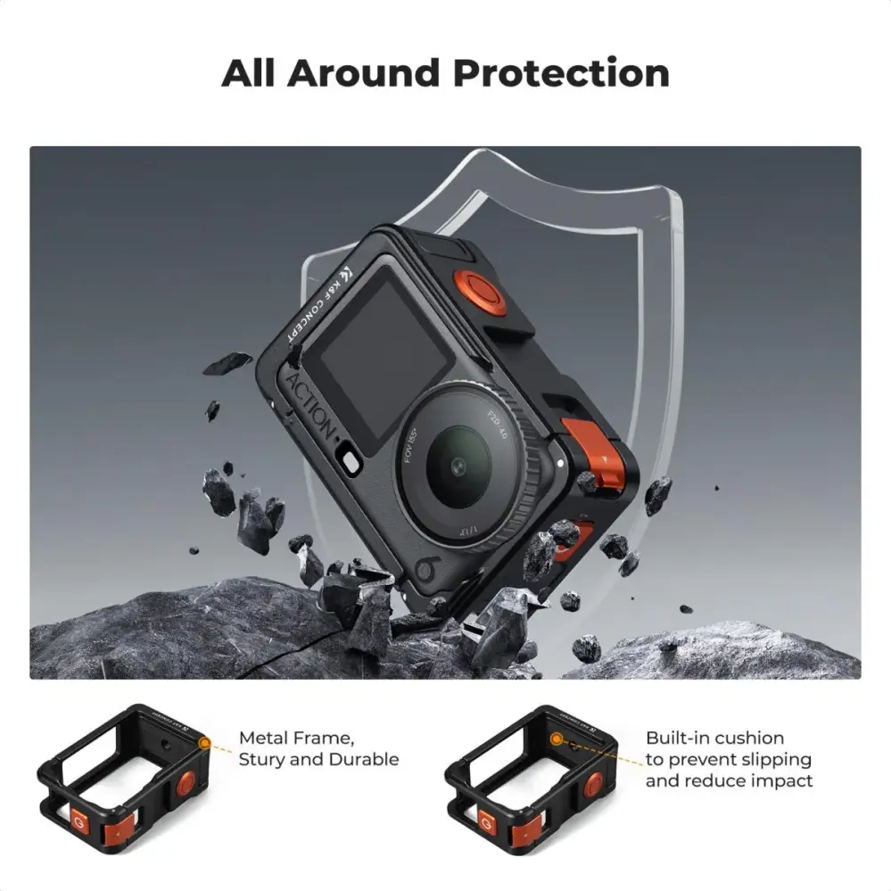  K&F Concept kamerabur för DJI Osmo Action 6 från Kamda – snabb leverans och trygg e-handel