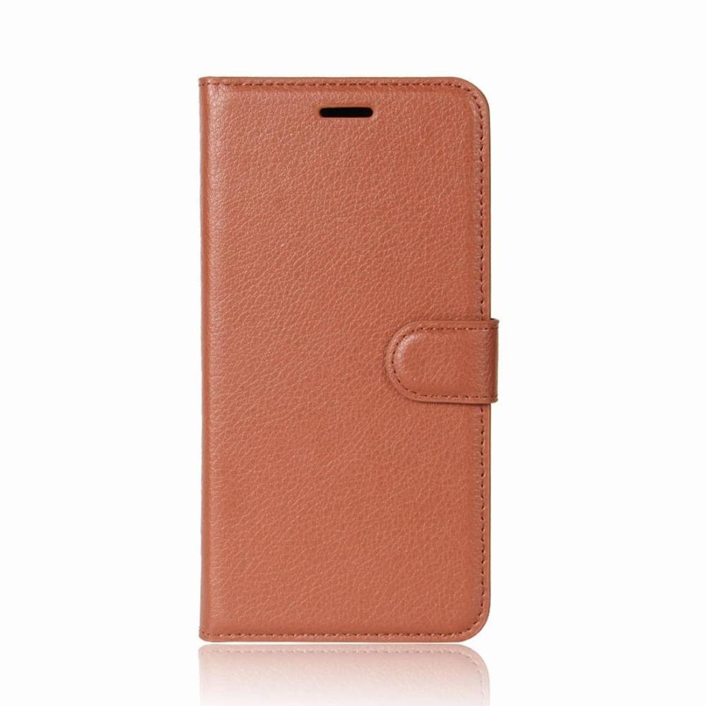 Plånboksfodral för Galaxy A8 (2018) Brun