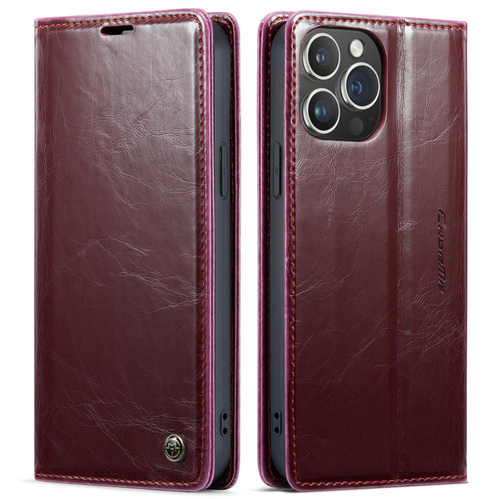 CaseMe Plånboksfodral med kortplats för iPhone 15 Pro