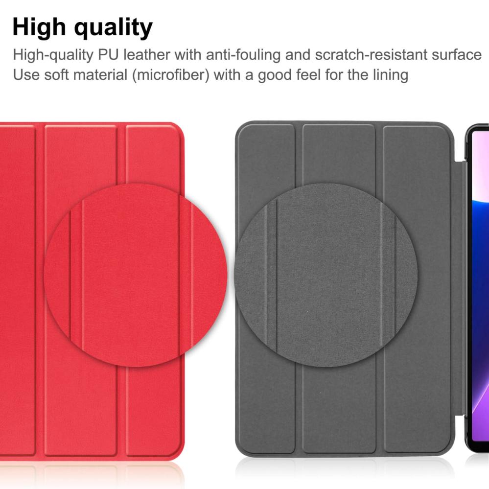 Fodral Röd för Lenovo Tab M10 Plus 3 Gen