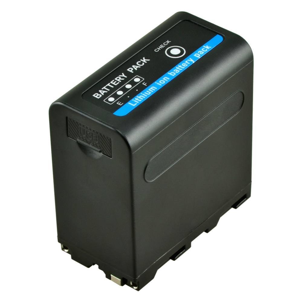 Jupio kamerabatteri USB 7800mAh ersätter Sony NP-F970