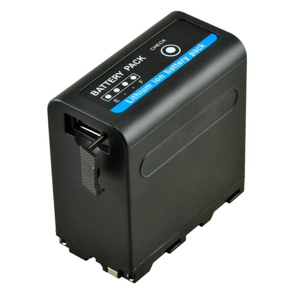 Jupio kamerabatteri USB 7800mAh ersätter Sony NP-F970