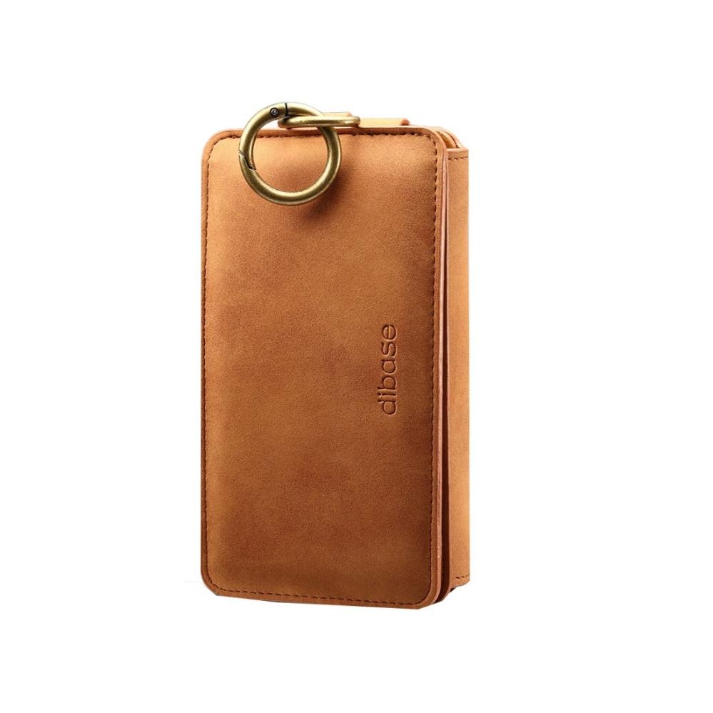 Dibase för iPhone 6/6s/7/8 Brun - Multifunktionell Plånboksfodral Läder