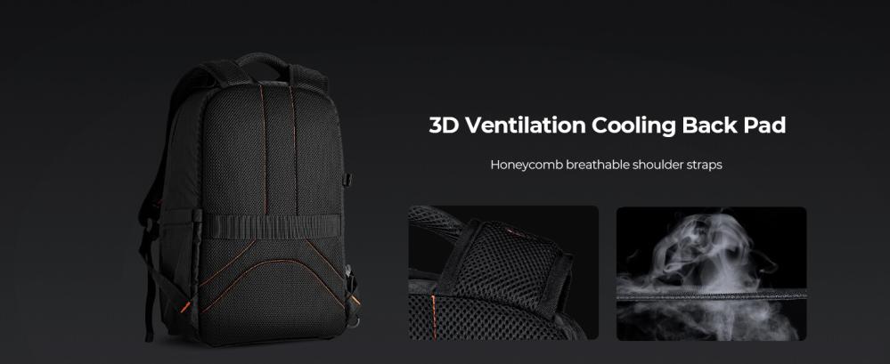  K&F Concept Beta 18L kameraryggsäck med ett stort förvaringsfack för kamera från Kamda – snabb leverans och trygg e-handel