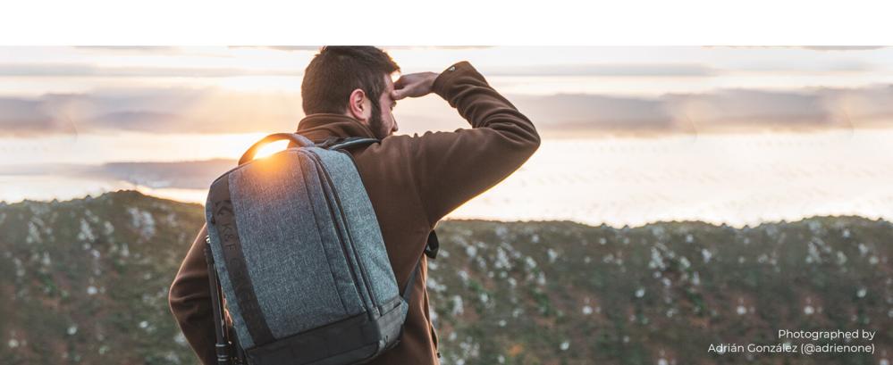  K&F Concept Kameraryggsäck med stort fack för kameran 17liter från Kamda – snabb leverans och trygg e-handel