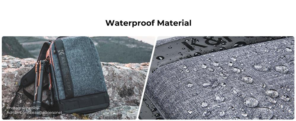  K&F Concept Kameraryggsäck med stort fack för kameran 17liter från Kamda – snabb leverans och trygg e-handel