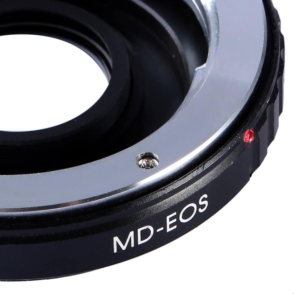 K&F Objektivadapter till Minolta MC MD objektiv för Canon EOS kamerahus från Kamda – snabb leverans och trygg e-handel