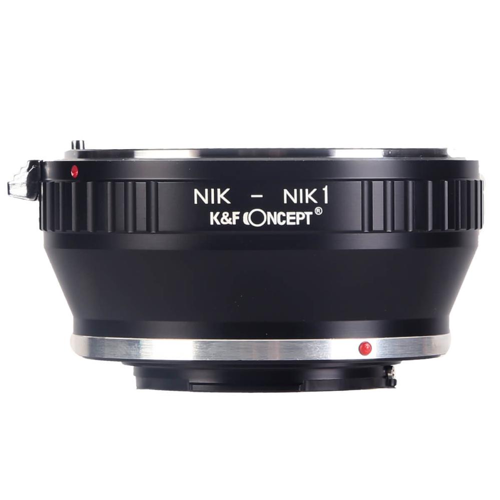 K&F Concept Objektivadapter till Nikon F objektiv för Nikon 1 kamerahus