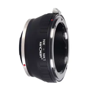  K&F Concept Objektivadapter till Nikon F objektiv för Nikon 1 kamerahus