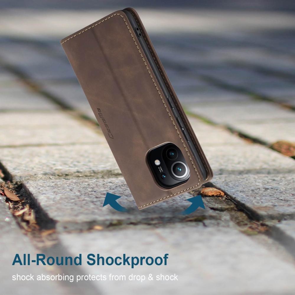 CaseMe Plånboksfodral med kortplats för Xiaomi Mi 11