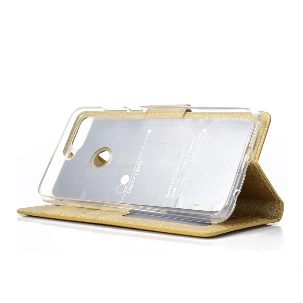 Plånboksfodral Guld för Huawei Honor 7A/Y6 Prime (2018) / Y6 Pro (2018)