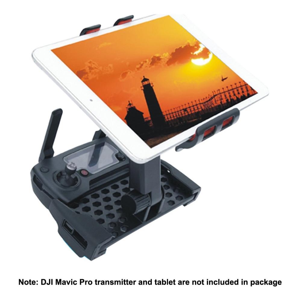 360 graders roterbar mobil- & tabletthållare för DJI Mavic Pro-fjärr (Röd)