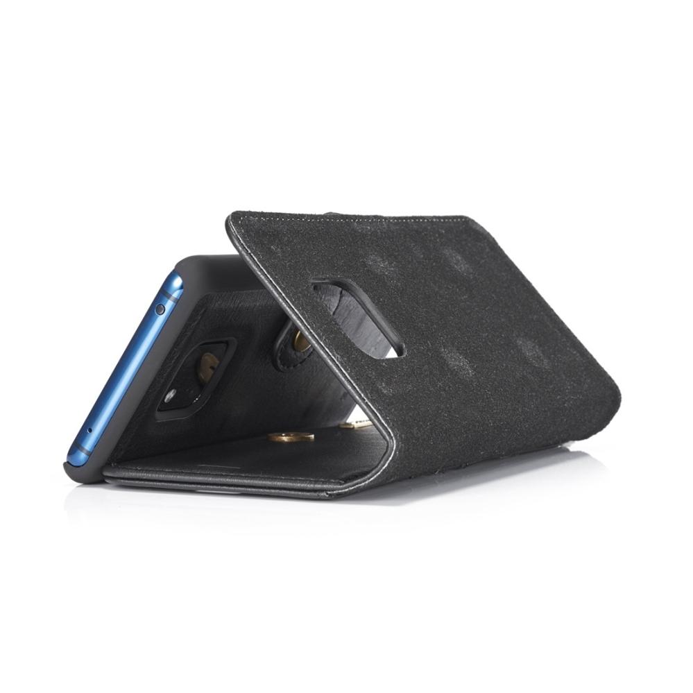 DG.MING Plånboksfodral med magnetskal för Huawei Mate 20 Pro Svart