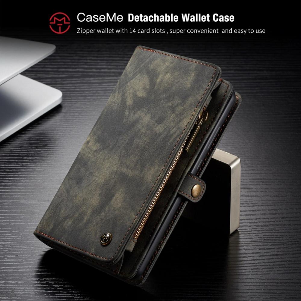 CaseMe Plånboksfodral med magnetskal för Huawei Mate 20 Svart