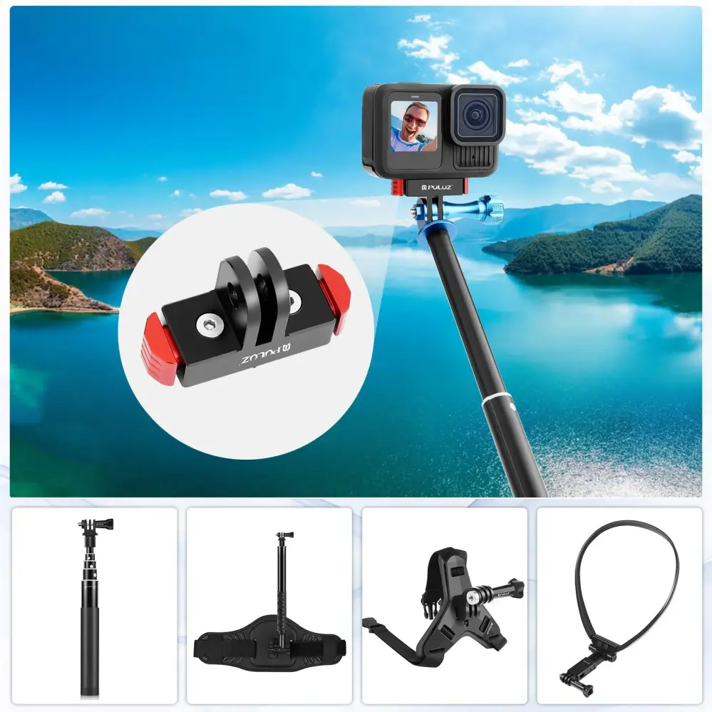 Universell monteringsadapter med standardfäste för GoPro Hero13