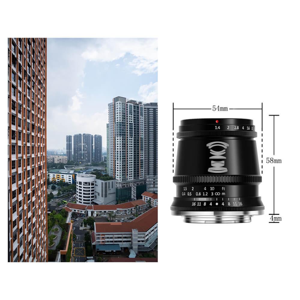  TTArtisan 17mm f/1,4 Vidvinkel för Micro 4/3 - Returex från Kamda – snabb leverans och trygg e-handel