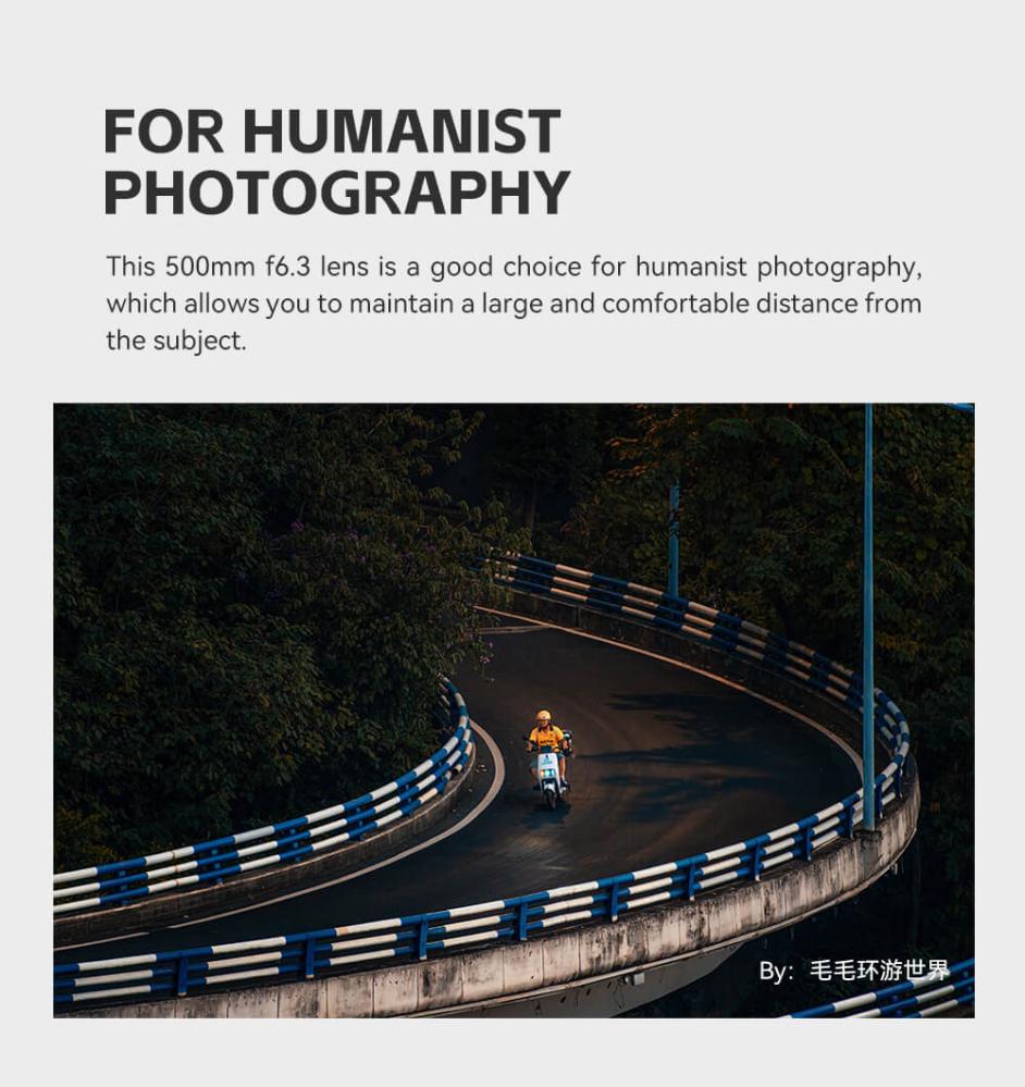  TTArtisan 500mm f/6,3 för Fujifilm X (Fullformat) från Kamda – snabb leverans och trygg e-handel
