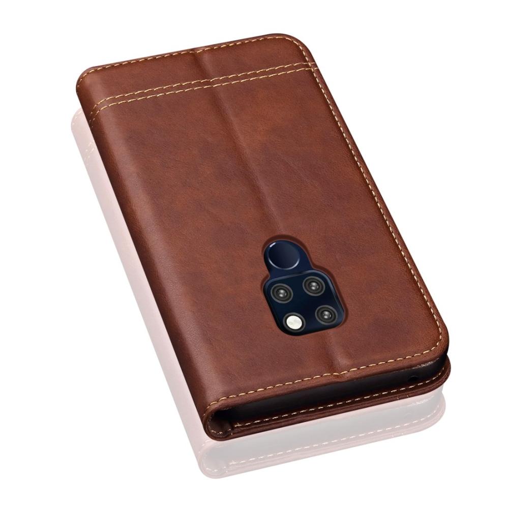 Plånboksfodral för Huawei Mate 20 - Mönster med nit Brun