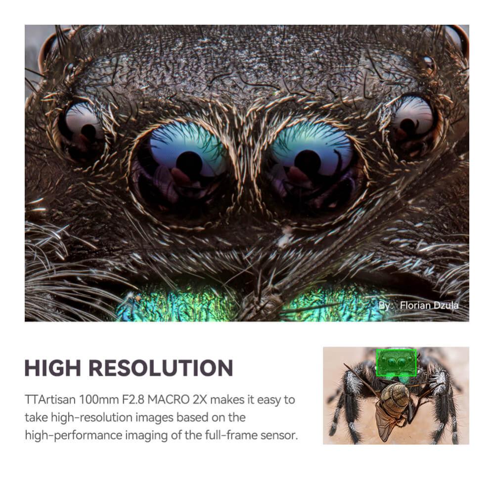  TTArtisan 100mm f/2,8 Makro 2x för Canon EF (Fullformat) från Kamda – snabb leverans och trygg e-handel