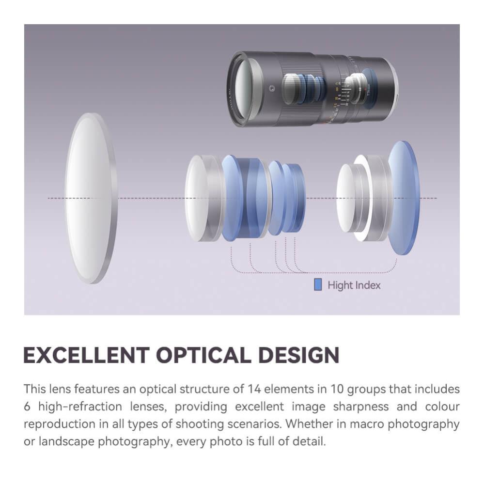  TTArtisan 100mm f/2,8 Makro 2x för Canon EF (Fullformat) från Kamda – snabb leverans och trygg e-handel