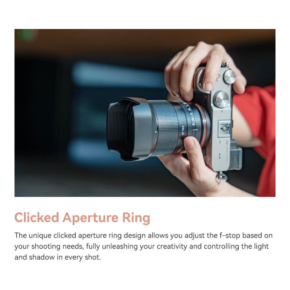  TTArtisan AF 75mm f/2,0 för Fujifilm X (Fullformat) från Kamda – snabb leverans och trygg e-handel