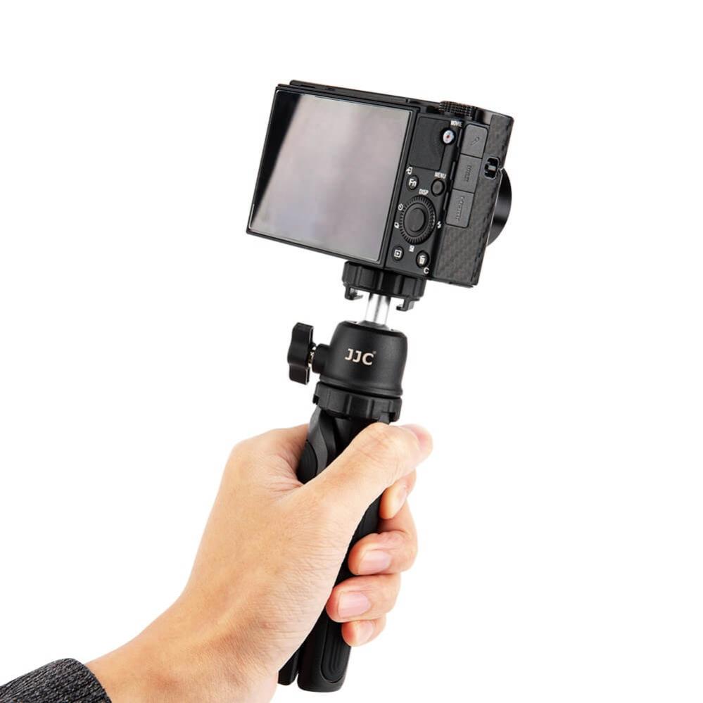 JJC Ministativ/Handgrepp/Selfiepinne med mobilhållare