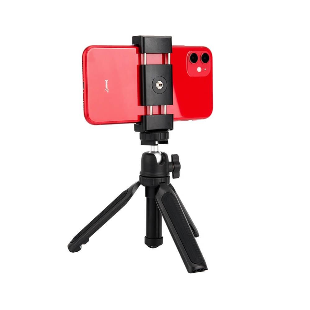 JJC Ministativ/Handgrepp/Selfiepinne med mobilhållare