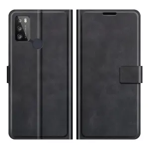 Plånboksfodral svart för Alcatel 1S (2021)/3L (2021)