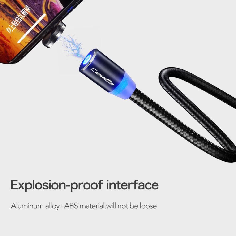 CaseMe Magnetisk laddkabel USB-kabel till USB Type-C