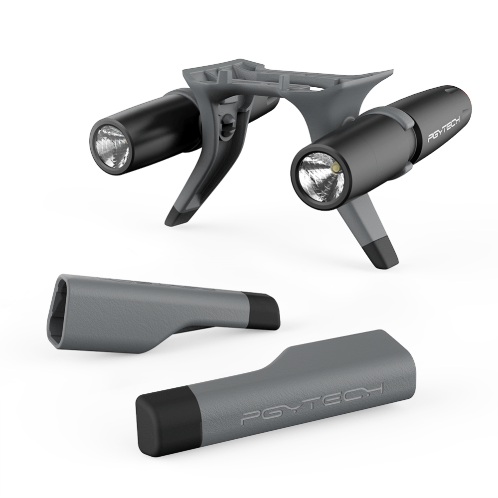  PGYTECH Landställsben med 2st LED-lampor för DJI Mavic Pro