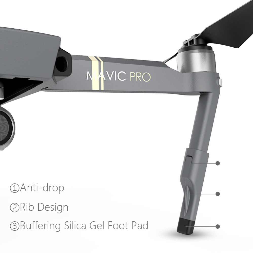  PGYTECH Landställsben med 2st LED-lampor för DJI Mavic Pro
