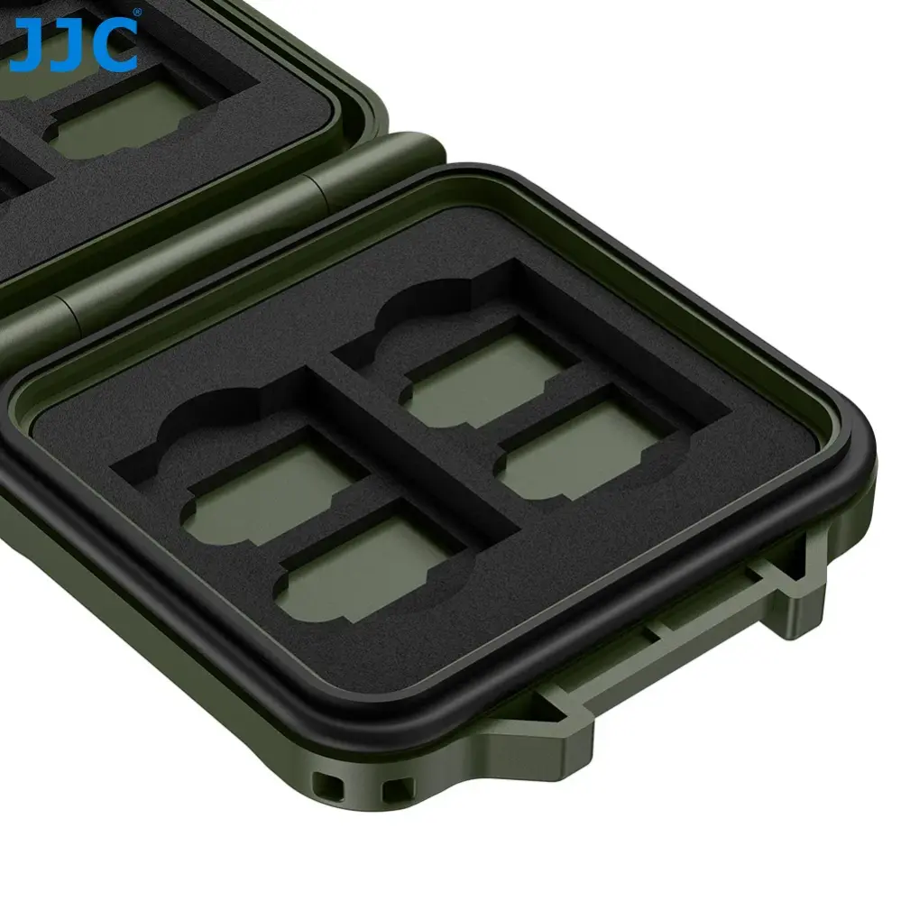  JJC MCR-ST12 Minneskortsfodral för 4 SD- och 8 microSD-kort från Kamda – snabb leverans och trygg e-handel