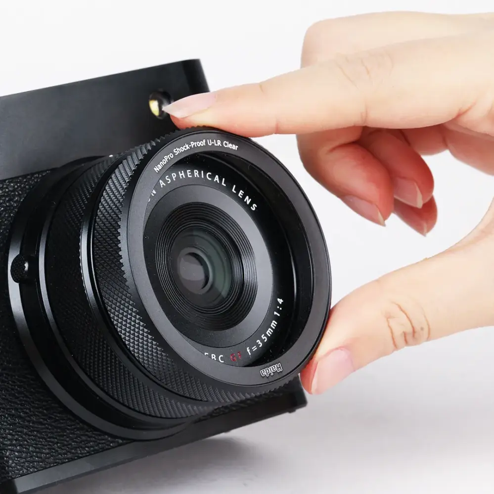  Haida NanoPro U-LR Clear-filter för Fujifilm GFX100RF – Ultralåga reflexer från Kamda – snabb leverans och trygg e-handel
