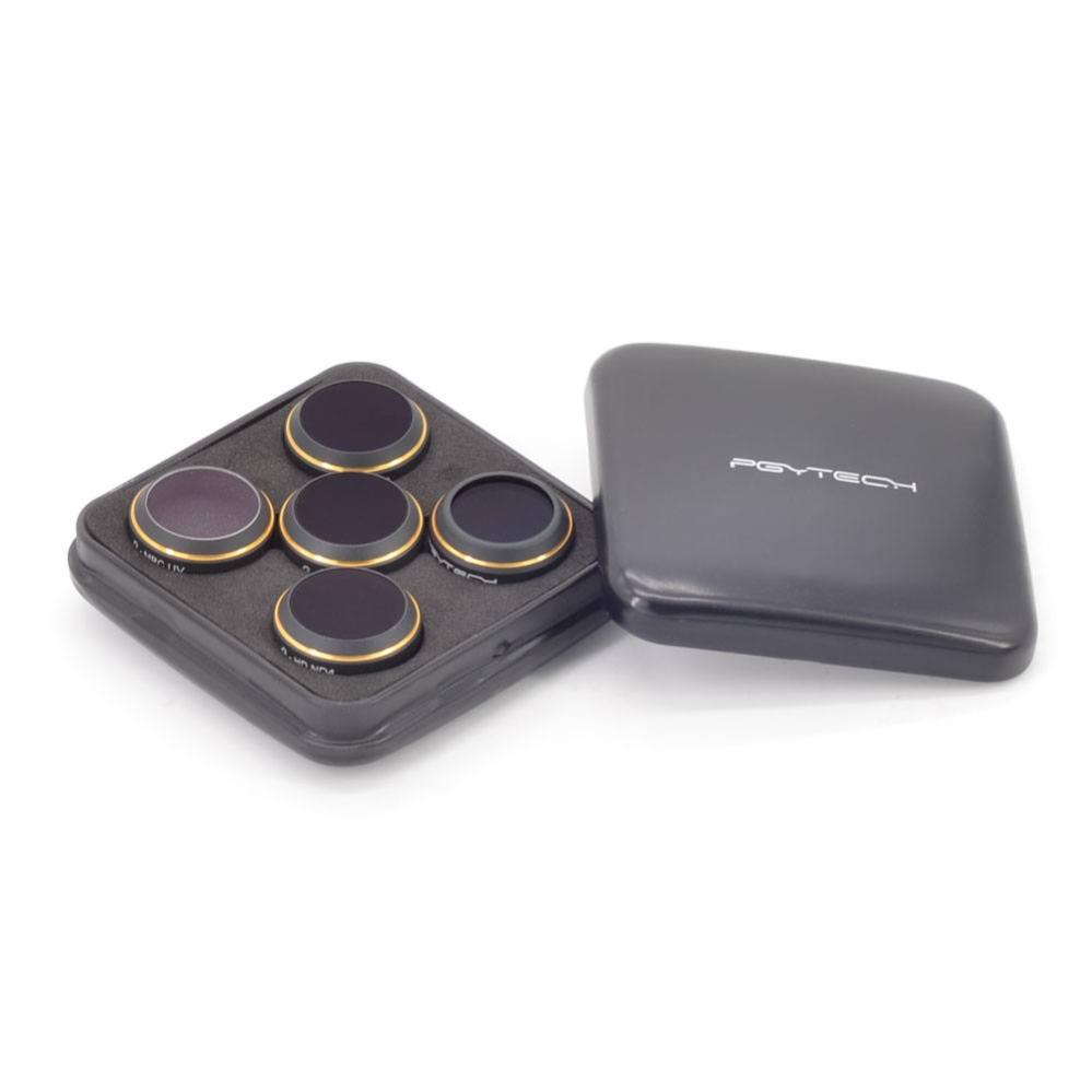 PGYTECH MRC-filter (5 i 1) kit för DJI Mavic Pro: ND4, ND8, ND16, CPL & UV