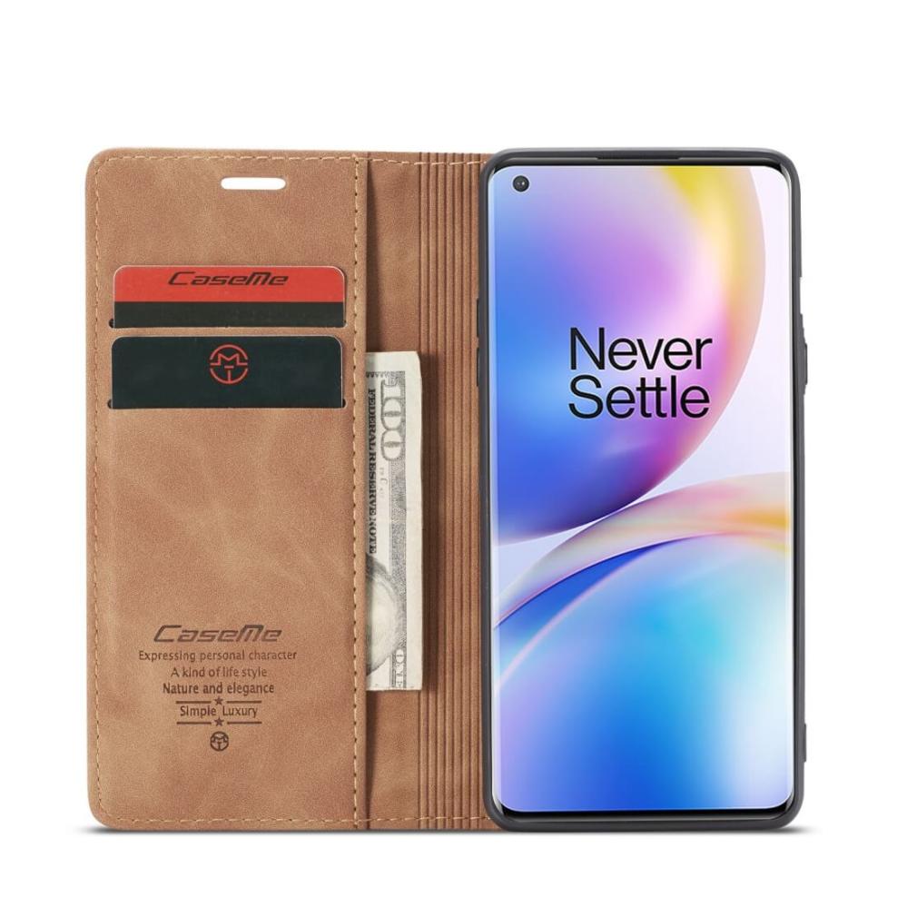 CaseMe Plånboksfodral med kortplats för OnePlus 8 Pro