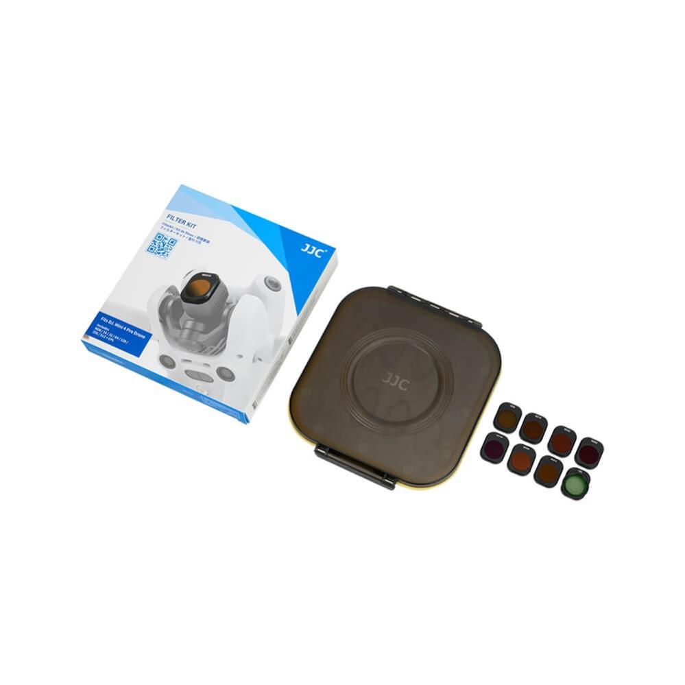  JJC Filterpaket ND8 ND16 ND64 ND128 ND256 ND512 CPL för DJI Mini 4 Pro från Kamda – snabb leverans och trygg e-handel