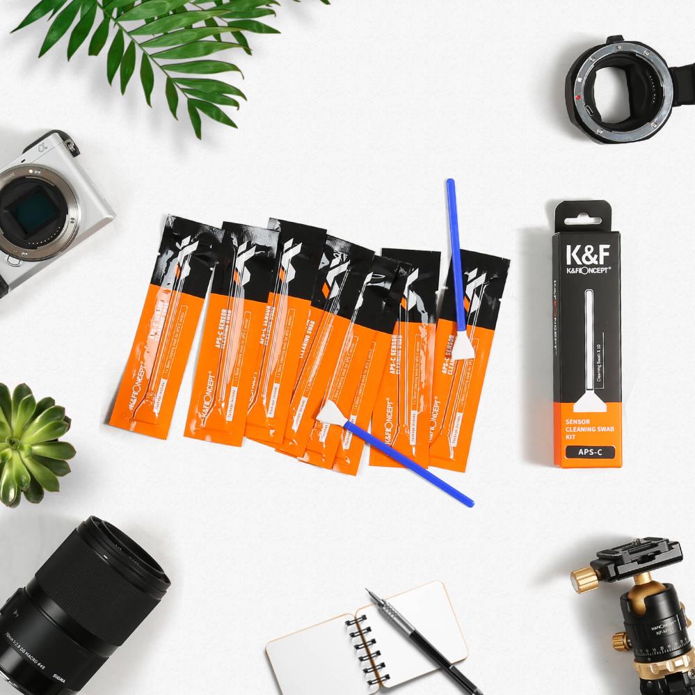 K&F Concept 10st Rengöringsstickor för Micro 4/3 bildsensor från Kamda – snabb leverans och trygg e-handel