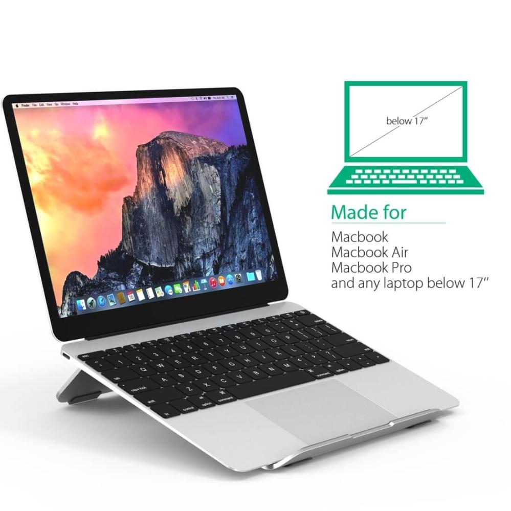 Laptopstativ/laptophållare i aluminium hopvikbar