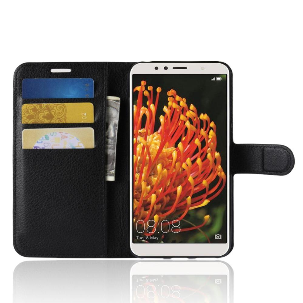 Plånboksfodral för Huawei Y6 (2018) Svart