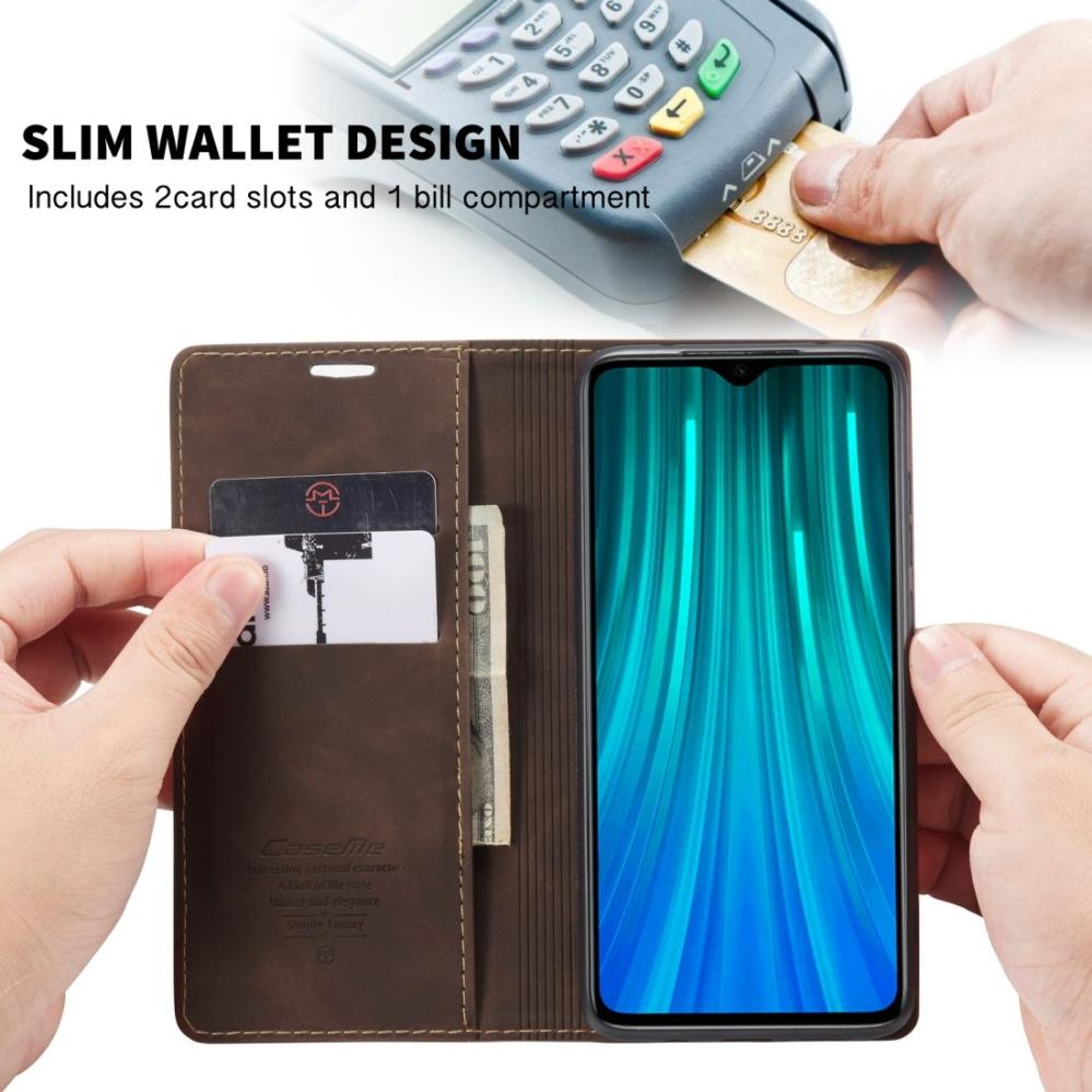 CaseMe Plånboksfodral med kortplats för Xiaomi Redmi Note 8 Pro