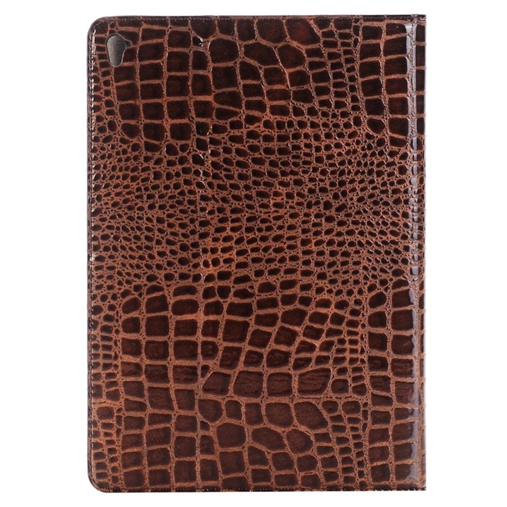 Fodral Brun för iPad Pro 9.7-tum - Krokodilmönster