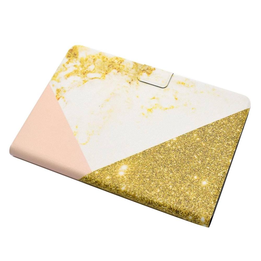  Fodral för iPad 9.7 - Guld, marmor & rosa
