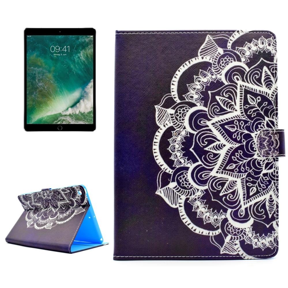  Fodral för iPad 9.7 - Mandalablomma blå