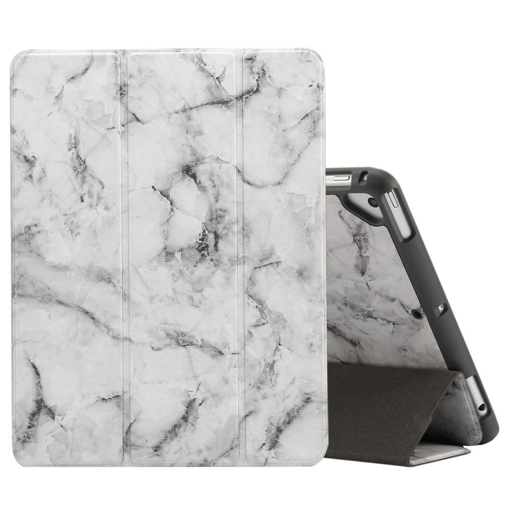 Fodral för iPad 9.7 & Air 1/2 - Marmormönster grå