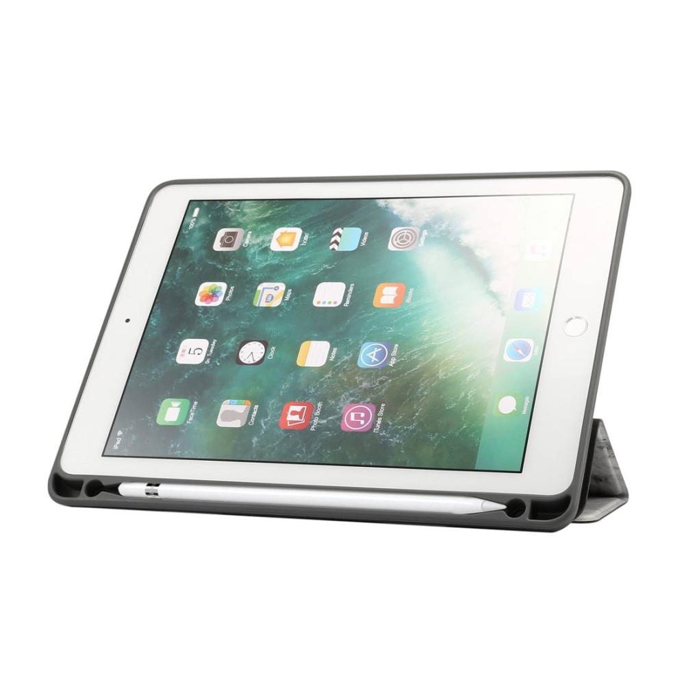 Fodral för iPad 9.7 & Air 1/2 - Marmormönster grå