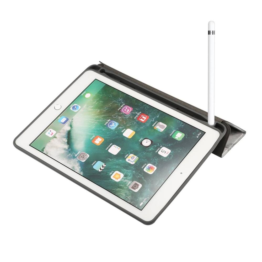 Fodral för iPad 9.7 & Air 1/2 - Marmormönster grå