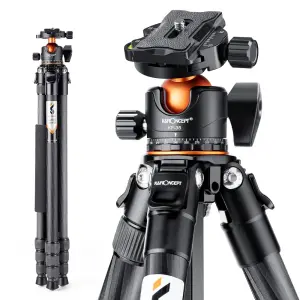  K&F Concept Kamerastativ av kolfiber 177cm 15 kg