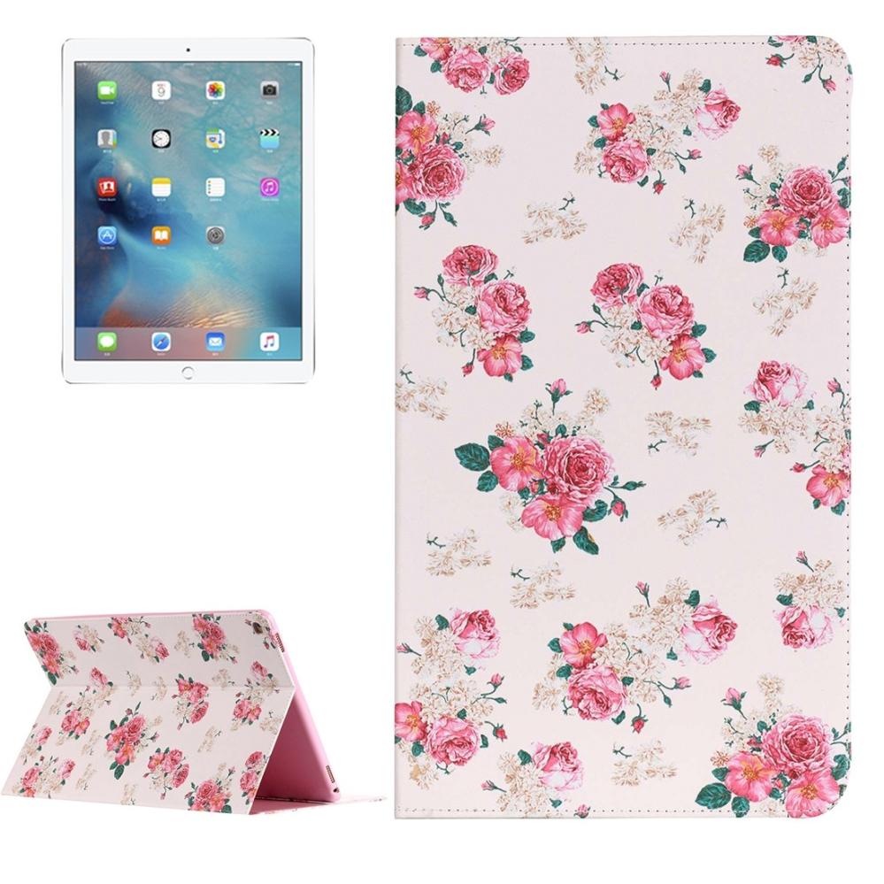 Fodral för iPad Pro 12,9 - tum - Vit med rosa blommor